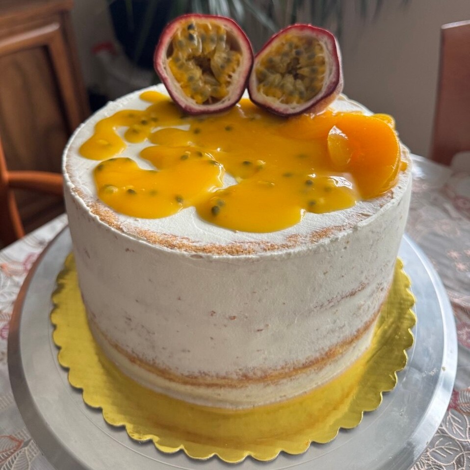 Peach Cream And Passion Fruit, Unique Cakes in San Diego